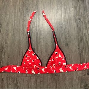 Victoria’s Secret Red Bikini Top Size XS. EUC